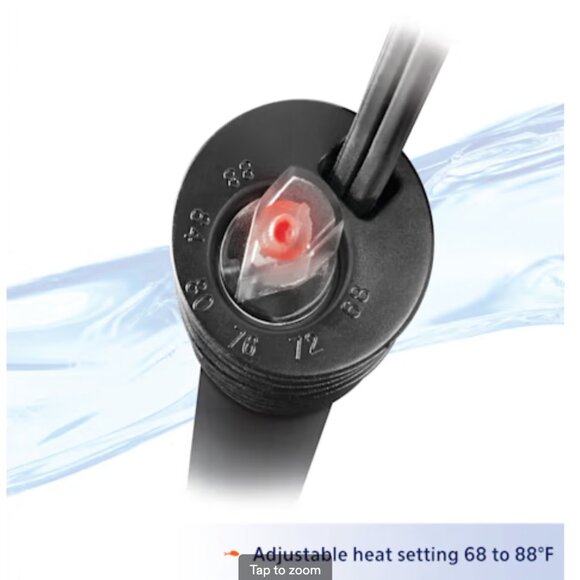 NWT Aqueon Pro 300 Submersible Aquarium Heater, 300 Watts, Up to 100 Gallon Tank - Picture 5 of 8